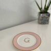 GreenGate Teller Small Plate G "pink"