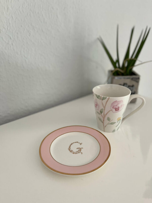 GreenGate Teller Small Plate G "pink"